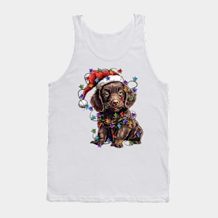 Christmas Puppy Tank Top